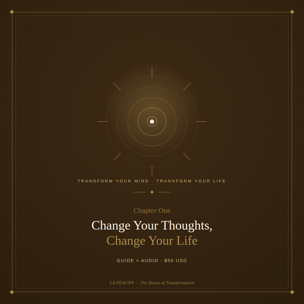 Change Your Thoughts, Change Your Life