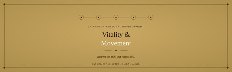 Movement isn't a task. It's a form of respect.