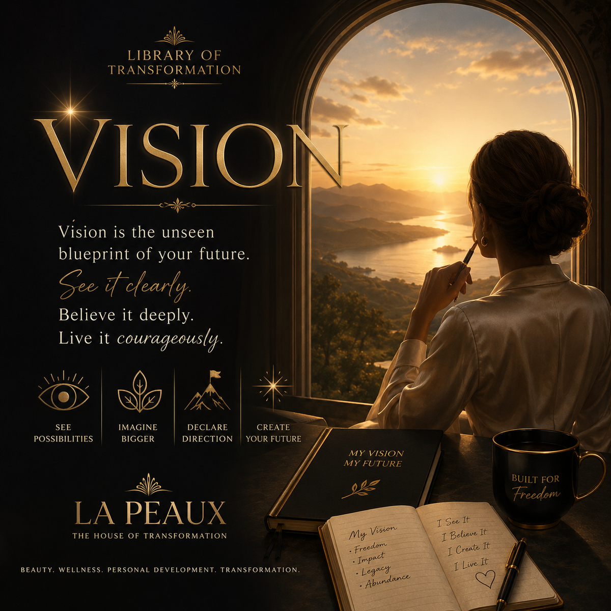 Vision Guide | 4D Library of Transformation | LA PEAUX®