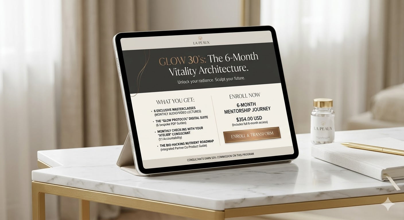 GLOW 30'S: THE 6-MONTH VITALITY ARCHITECTURE