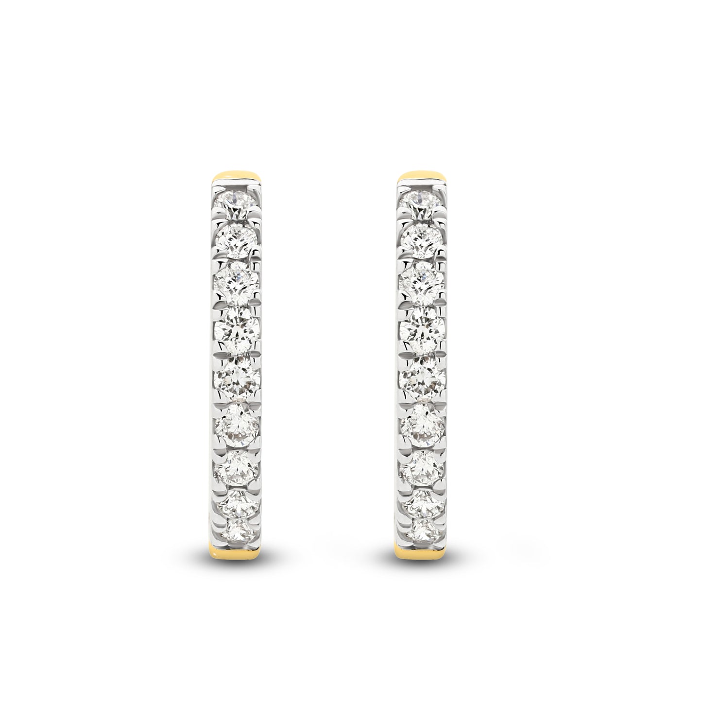 JacqualineEve 18KT Diamond Hoop Earrings