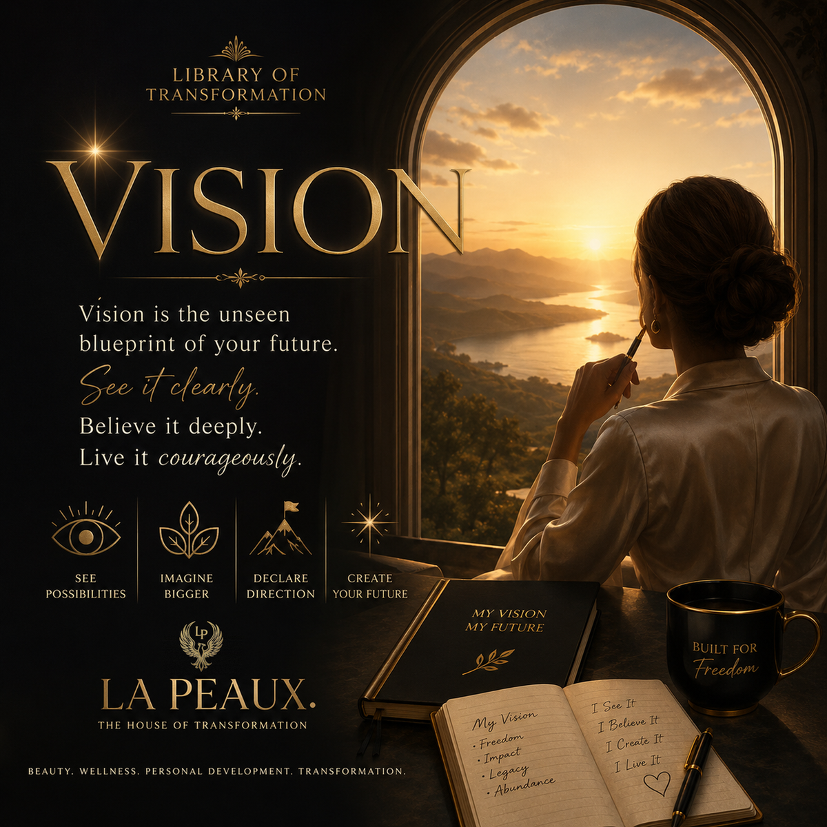 Vision Guide, Library of Transformation by LA PEAUX.